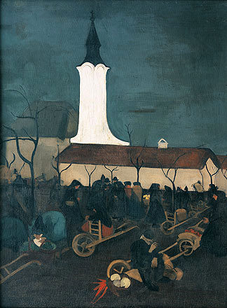 File:Hungarian Market Scene, 1938, a painting by Amrita Sher-Gil.jpg