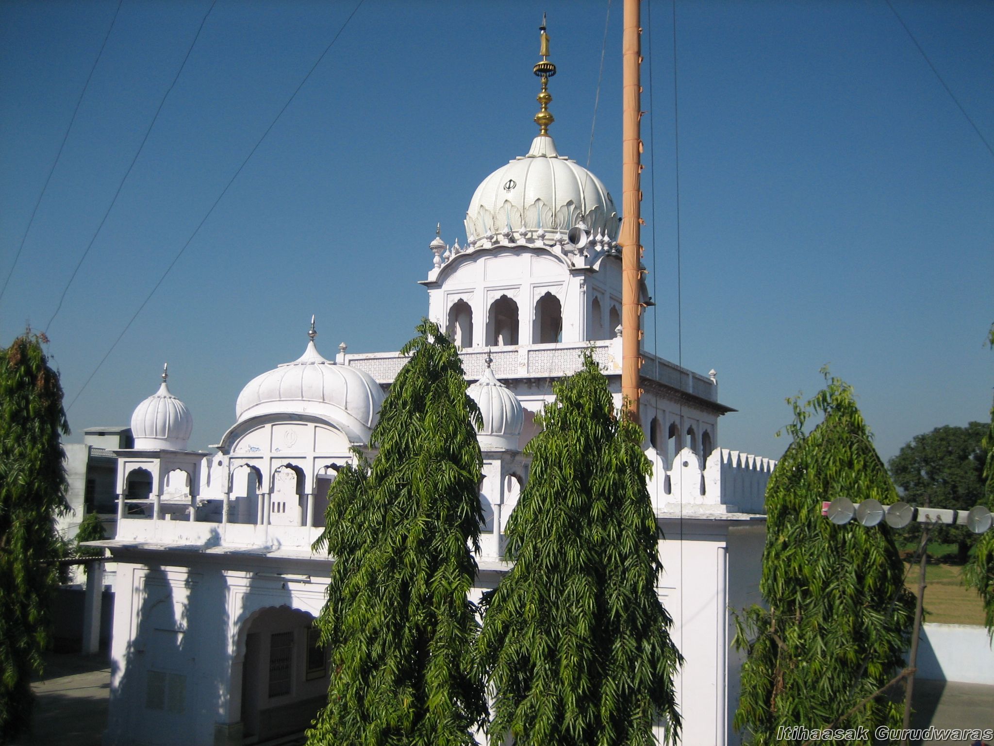 Gurdwara Mata Ajeet kaur Ji, in village Agampura, adjacent, to Anandpur Sahib, where Mata Ajeet Kaur Ji, was cremated, by the Tenth Sikh Guru.jpg
