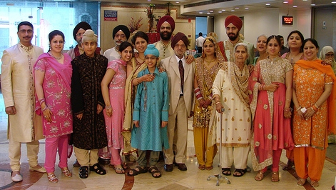 File:Sikh family member at a wedding.jpg