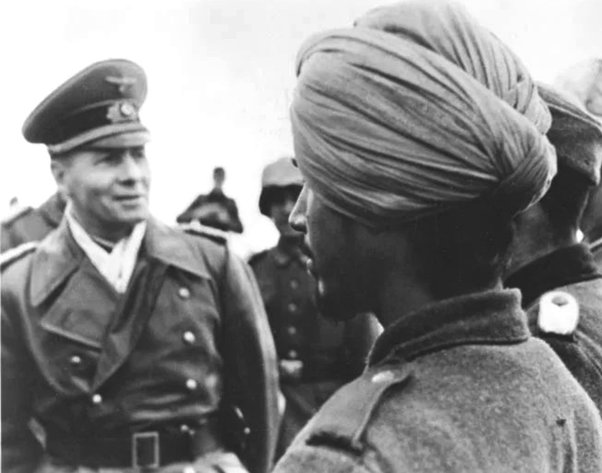 File:General Erwin Rommel in particular had a great relation with Sikh soldiers.jpg
