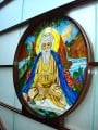 :Baba Isher Singh Community Centre Main Darbar Stained Glass Window