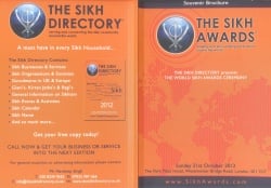 NOMINATED FOR THE SIKH AWARDS 2012 IN THE FIELD OF SEWA AT THE PARK PLAZA HOTEL, WESTMINSTER BRIDGE ROAD, LONDON ON 21ST OCTOBER 2012
