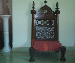 Peerah (Low Chair), Upon Which the newly married girl would be made to sit at Attari Haveli.gif