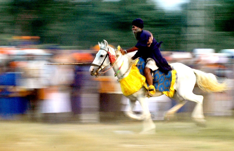 File:Sikh on Horse.jpg