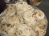 Chappatis (rotia) destined for the langar hall