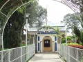 The walkway to the Gurdwara Sahib. The Darbar Sahib can be seen in the center rear
