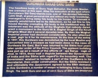 Notice Board at Rakab Ganj Click to Enlarge