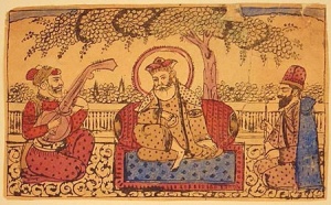 Guru Nanak Mardana Bala Woodcut1.jpg