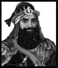 A Painting of the Sikh Lion Hari Singh Nalwa