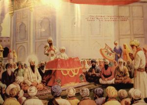 First installation of the Adi Granth Sahib, 1604.jpg