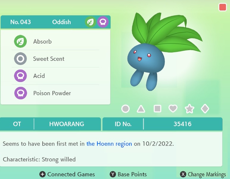 252 043 Oddish