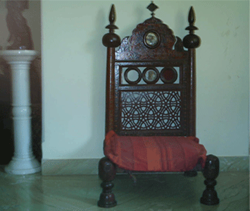 Peerah (Low Chair), Upon Which the newly married girl would be made to sit at Attari Haveli.gif