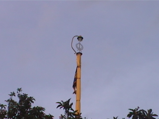 Nishan Sahib of Sikh Temple Kericho