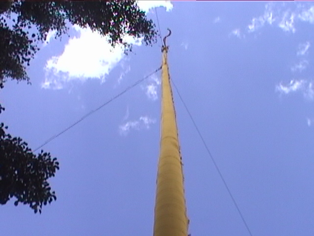 The big Nishan Sahib at Makindu Sahib (circa 2002)