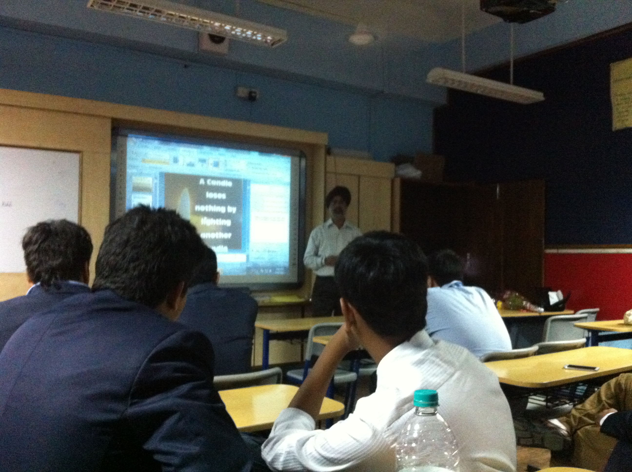 CORPORATE SOCIAL RESPONSIBILITIES AWARENESS AND MANAGEMENT WORKSHOP WITH BBA STUDENTS OF PODAR INTERNATIONAL COLLEGE, MUMBAI