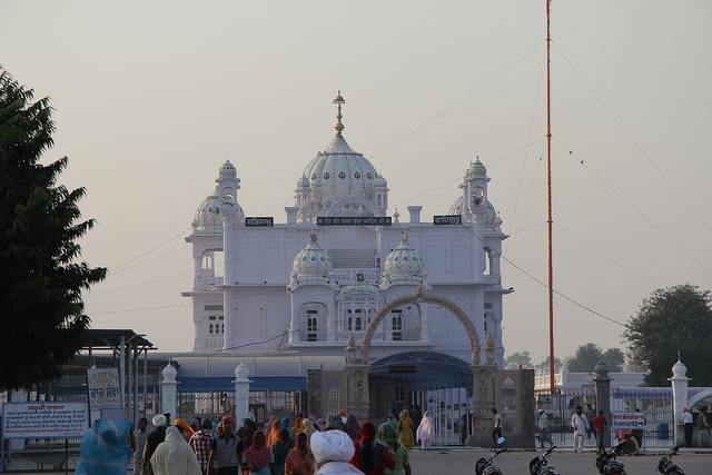 View as you approach the shrine from the car park