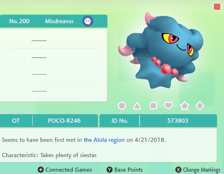 Misdreavus