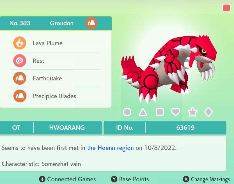 383 Groudon