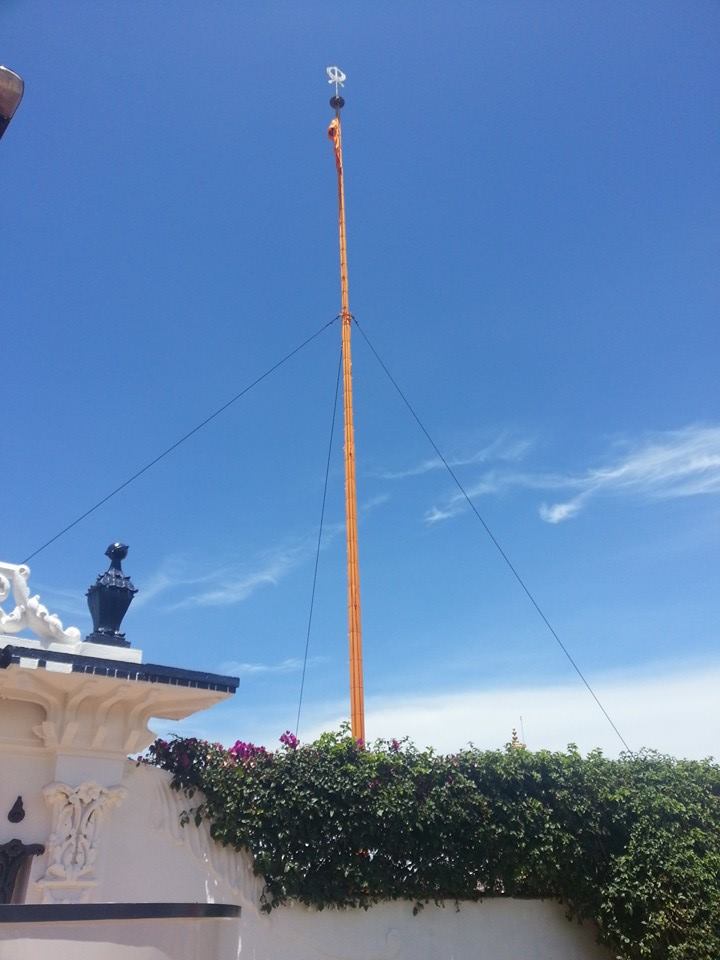 Nishan Sahib, Ramgharia Gurdwara Sahib Jinja
