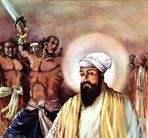 "There was sadness on Earth but joy in Heaven" Guru Gobind Singh