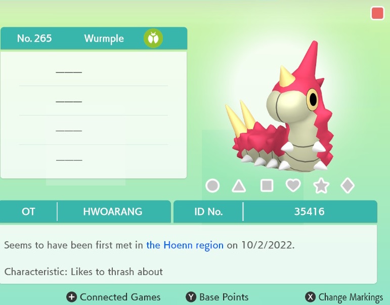 265 Wurmple