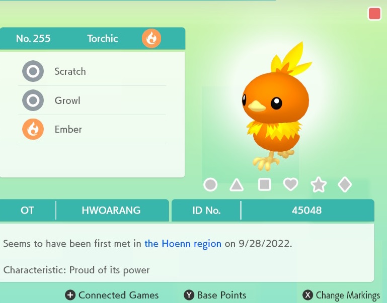 255 Torchic