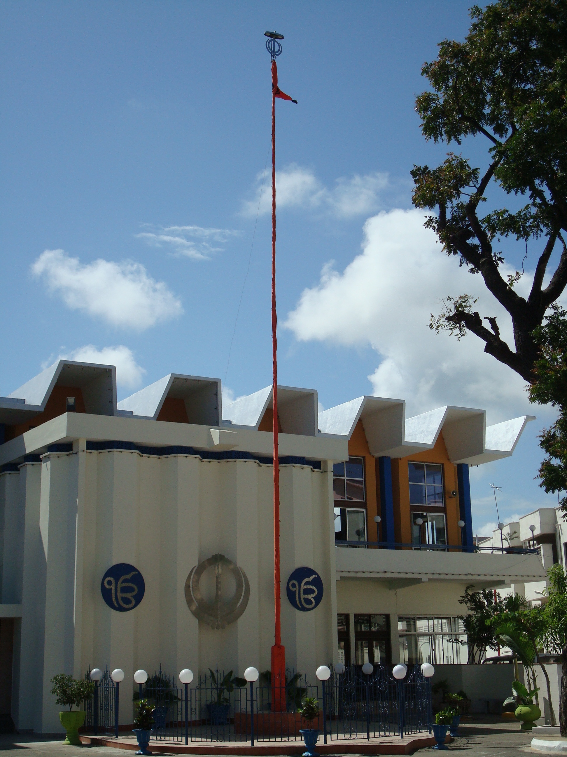 Nishan Sahib of Gurdwara Sahib