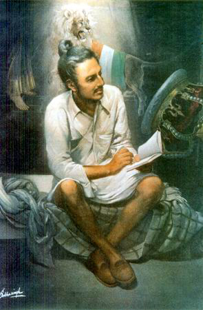 Bhagat Singh Potrayed by Sobha Singh