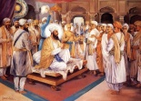 Guru Tegh Bahadar with the Kashmiri Pandits