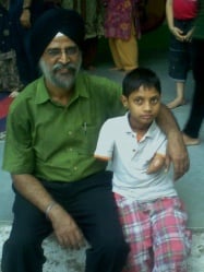ON THE AUSPICIOUS OCCASION OF BIRTHDAY OF GURU HARKRISHAN SAHIB KIRTAN AND LANGAR AT HANDICAP CHILDREN HOME ON 21.07.2012