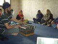 Bhaji Ranjit Singh jee with the elder group practicing Keertan. The morning session with the elder children was usually a discussion led by Bhaji Ranjit Singh jee and Manvir Singh Khalsa (U.K.) on different topics and issues.