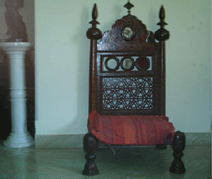 Peerah (Low Chair), Upon Which the newly married girl would be made to sit at Attari Haveli.gif