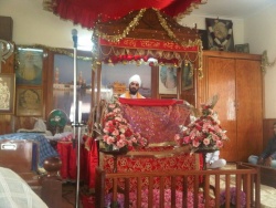 Manji Sahib at Sikh Temple Meru