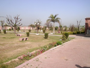 Inside Gurdwara Rurri Sahib Eimanabad Gujranwala Pakistan - gardens.jpg