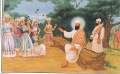 Raja Shivnabh's dancing girls testing the Guru to see if he truly is Satguru Nanak Dev ji