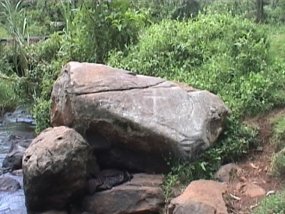 The Rock where Baba Puran Singh Ji used to go and meditate every morning.
