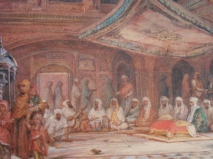 Sanctum of Darbar Sahib, in 1850