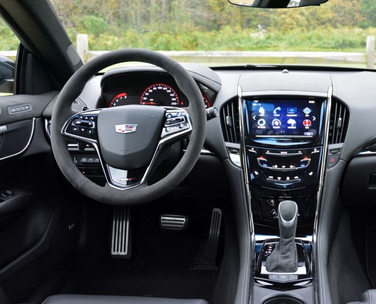 File:Cadillac ATS-V Coupe (2017) Cockpit.jpg