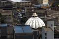 Dome of Siri Guru Singh Sabha. Seen from atop other Nairobi Buildings