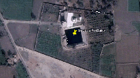 Gurdwara Rori Sahib click to enlarge (aerial view from Google earth)}}