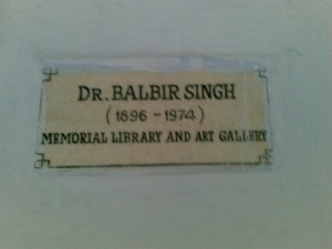 Foundation stone of dr balbir singh memorial library.jpg