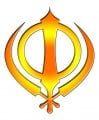 Khanda - orange yellow