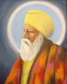 Guru Nanak Ji Painting by Nirbhe Kaur Khalsa