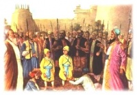 Sahibzada Zorawar Singh and Fateh Singh in captivity