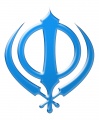 Khanda - light blue